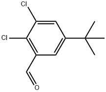 5-(tert-butyl)-2,3-dichlorobenzaldehyde 구조식 이미지