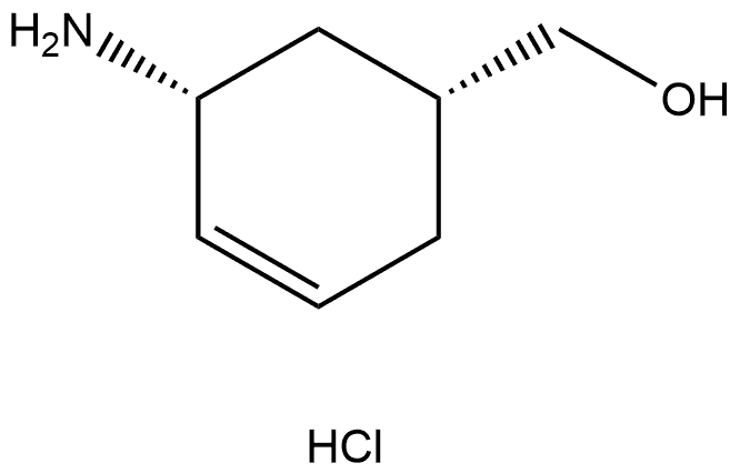 (1R,5R)-(5-Amino-cyclohex-3-enyl)-methanol hydrochloride Structure