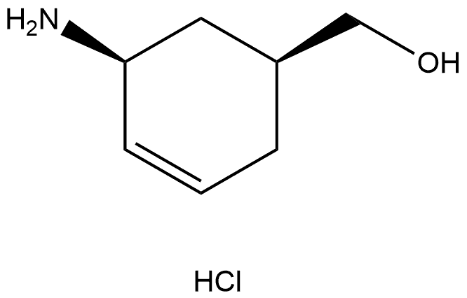 (1S,5S)-(5-Amino-cyclohex-3-enyl)-methanol hydrochloride Structure