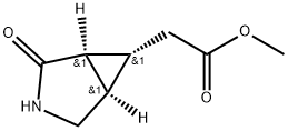 rel-Methyl 2-((1R,5S,6R)-2-oxo-3-azabicyclo[3.1.0]hexan-6-yl)acetate Structure