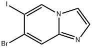 7-Bromo-6-iodo-imidazo[1,2-a]pyridine Structure