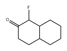 2(1H)-Naphthalenone,  1-fluoro-3,4,4a-alpha-,5,6,7,8,8a-bta--octahydro-  (8CI) Structure