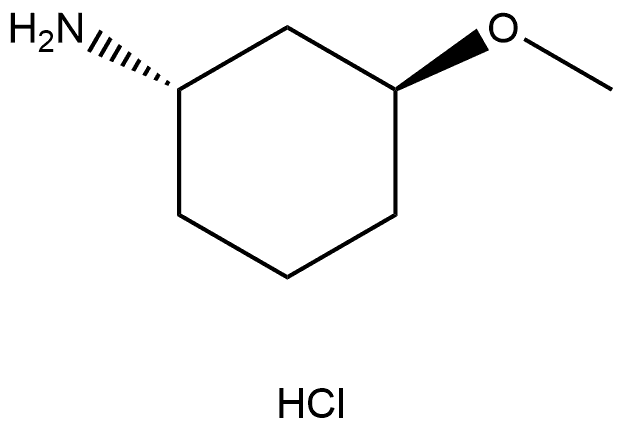 (1S,3S)-3-Methoxy-cyclohexylamine hydrochloride Structure