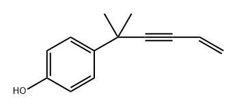 4-(1,1-Dimethylpent-4-en-2-inyl Structure