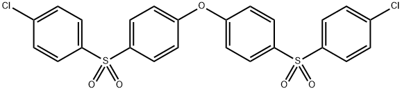 Benzene, 1,1'-oxybis[4-[(4-chlorophenyl)sulfonyl]- Structure