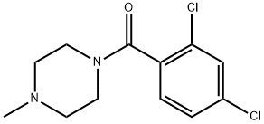 (2,4-Dchlorophenyl)(4-methylpiperazin-1-yl)methanone Structure