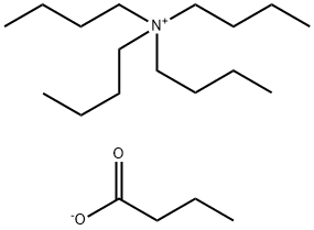 1-Butanaminium, N,N,N-tributyl-, butanoate (1:1) Structure