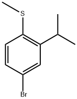 (4-bromo-2-isopropylphenyl)(methyl)sulfane 구조식 이미지