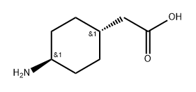 Cyclohexaneacetic acid, 4-amino-, trans-, polyamides (8CI) Structure