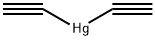 수은아세틸화물((HG(C2H)2)) 구조식 이미지