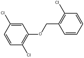 1,4-Dichloro-2-[(2-chlorophenyl)methoxy]benzene Structure