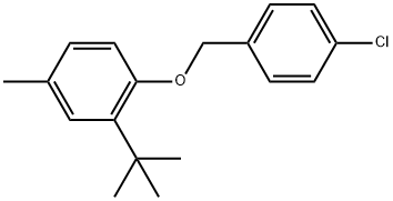 1-[(4-Chlorophenyl)methoxy]-2-(1,1-dimethylethyl)-4-methylbenzene Structure