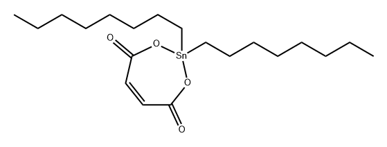 DIOCTYLTIN(IV) MALEATE, POLYMER Structure