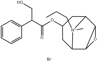 (1R,2R,4S,5S,7s,9S)-7-(((S)-3-hydroxy-2-phenylpropanoyl)oxy)-9-methyl-9-propyl-3-oxa-9-azatricyclo[3.3.1.02,4]nonan-9-ium Structure