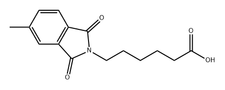 6-(5-methyl-1,3-dioxoisoindolin-2-yl)hexanoic acid Structure
