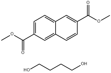 2,6-Naphthalenedicarboxylic acid, dimethyl ester, polymer with 1,4-butanediol 구조식 이미지