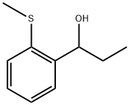 1-(2-(methylthio)phenyl)propan-1-ol 구조식 이미지