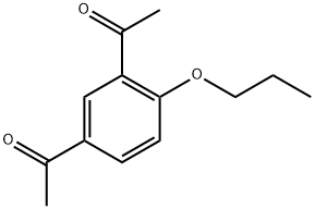 Benzene, 2,4-diacetyl-1-propoxy- Structure