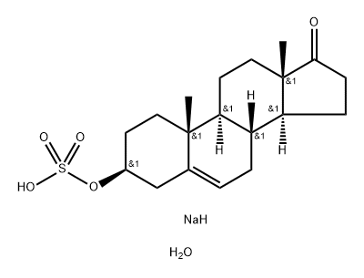 DEHYDROISOANDROSTERONE 3-SULFATE Structure