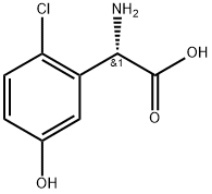 (2S)-2-amino-2-(2-chloro-5-hydroxyphenyl)acetic acid Structure