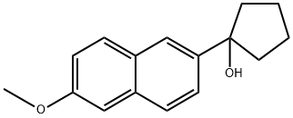 1-(6-methoxynaphthalen-2-yl)cyclopentanol Structure