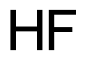 Hydrofluoric acid, dimer Structure