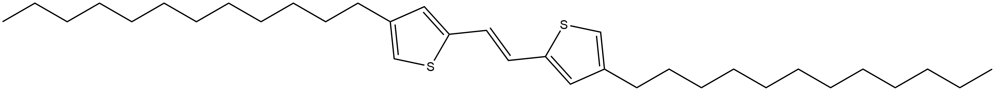 Thiophene, 2,2'-(1E)-1,2-ethenediylbis[4-dodecyl- (9CI) 구조식 이미지