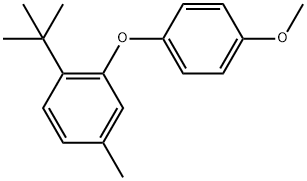 1-(1,1-Dimethylethyl)-2-(4-methoxyphenoxy)-4-methylbenzene Structure