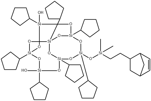 (DIMETHYL(NORBORNENYLETHYL)SILYLOXY)HEP& Structure