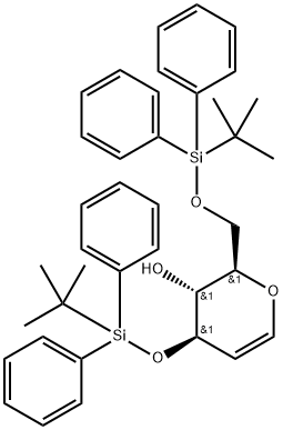 3 6-DI-O-(TERT-BUTYLDIPHENYLSILYL)-D- Structure