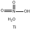 Nitric acid, titanium(4+) salt, monohydrate (9CI) Structure