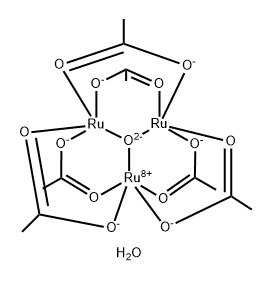 RUTHENIUM(II III) MU-OXOACETATE TRIHYDR& 구조식 이미지