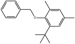 1-(1,1-Dimethylethyl)-3,5-dimethyl-2-(phenylmethoxy)benzene Structure