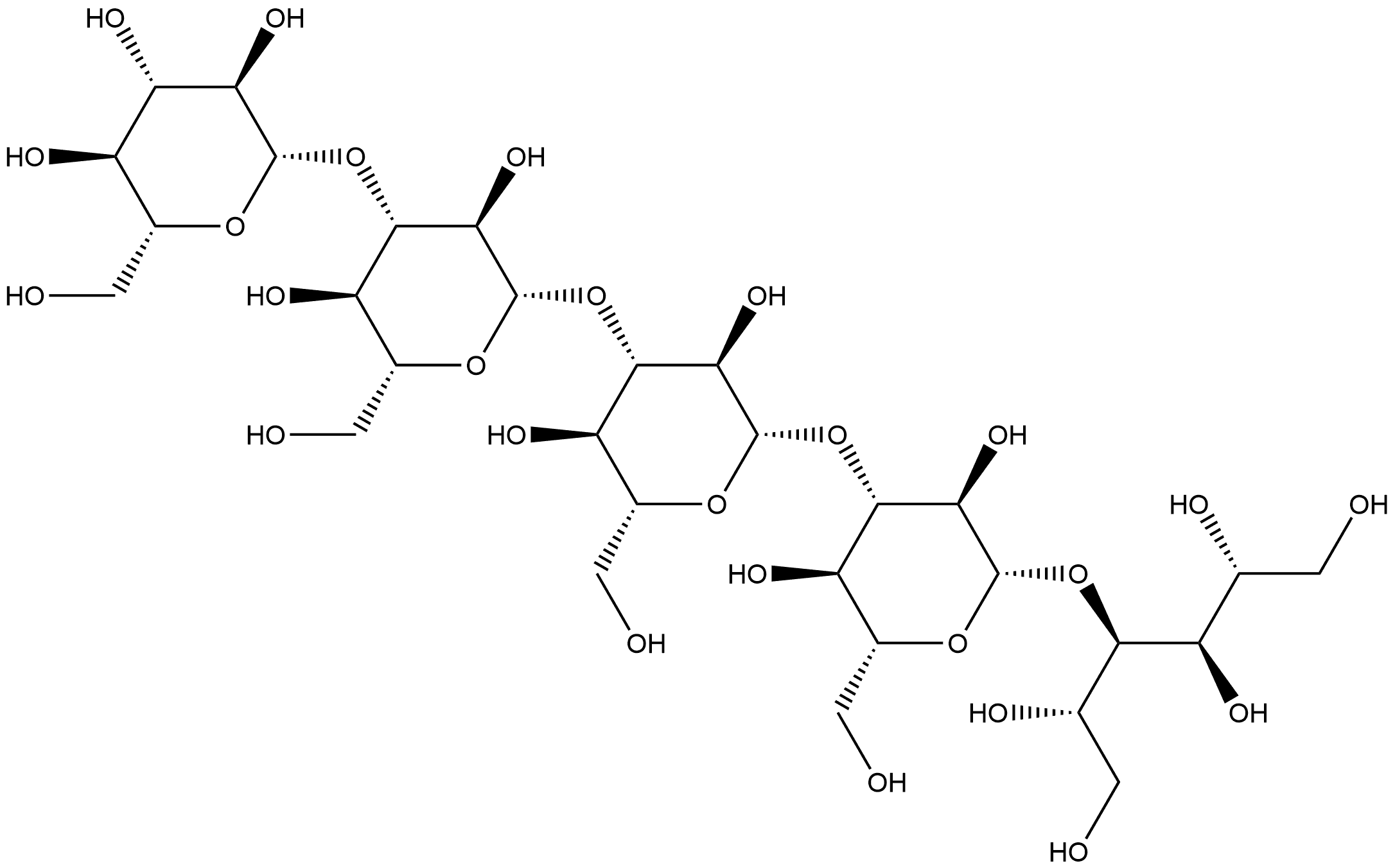 1,3-b-D-Laminaripentaitol - 10 mg Structure