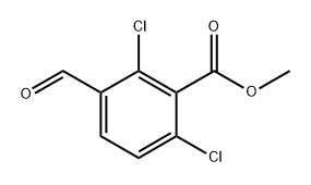 methyl 2,6-dichloro-3-formylbenzoate Structure