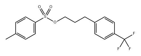 Benzenepropanol, 4-(trifluoromethyl)-, 1-(4-methylbenzenesulfonate) Structure
