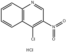 Quinoline, 4-chloro-3-nitro-, hydrochloride (1:1) Structure