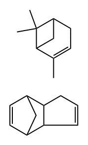 alpha-Pinene, dicyclopentadiene polymer 구조식 이미지
