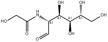 2-deoxy-2-hydroxyacetamido-D-glucopyranose Structure