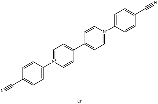1,1'-bis(4-cyanophenyl)-[4,4'-bipyridine]-1,1'-diium chloride Structure