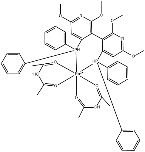 (R)-P-PHOS루테늄(ACAC)2 구조식 이미지