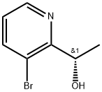 2-Pyridinemethanol, 3-bromo-α-methyl-, (αS)- Structure
