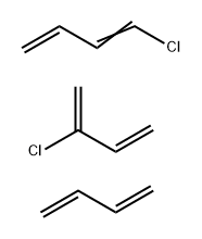1,3-부타디엔,1-클로로-,1,3-부타디엔및2-클로로-1,3-부타디엔중합체 구조식 이미지