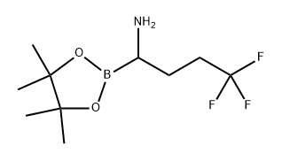 1,3,2-Dioxaborolane-2-methanamine, 4,4,5,5-tetramethyl-α-(3,3,3-trifluoropropyl)- Structure