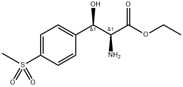 L-Phenylalanine, β-hydroxy-4-(methylsulfonyl)-, ethyl ester, (βR)- Structure
