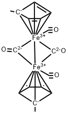 메틸시클로펜타디에닐리론디카르보닐이량체 구조식 이미지