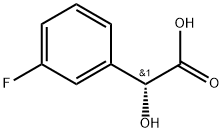 Benzeneacetic acid, 3-fluoro-α-hydroxy-, (αR)- Structure