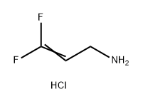 2-Propen-1-amine, 3,3-difluoro-, hydrochloride (1:1) Structure