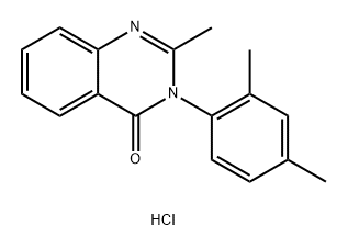 Methylmethaqualone 구조식 이미지