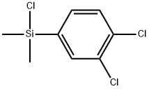 1,2-Dichloro-4-(chlorodimethylsilyl)benzene Structure